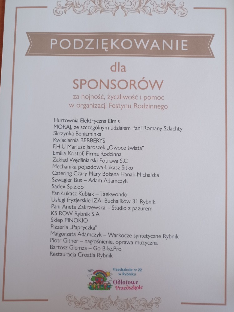 SERDECZNIE DZIĘKUJEMY!
