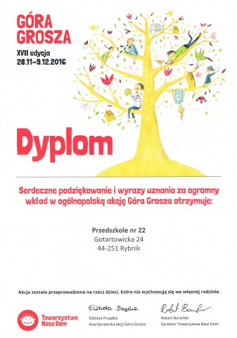 Dyplom - Góra Grosza - XVII edycja